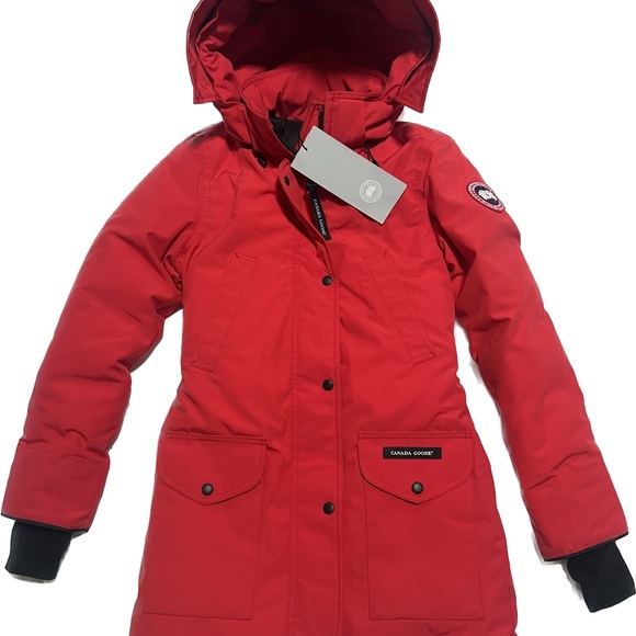 ❤️🌟HOST PICK🌟❤️ Canada Goose Red The Trillium Parka New with Tags $1750 - Picture 9 of 13
